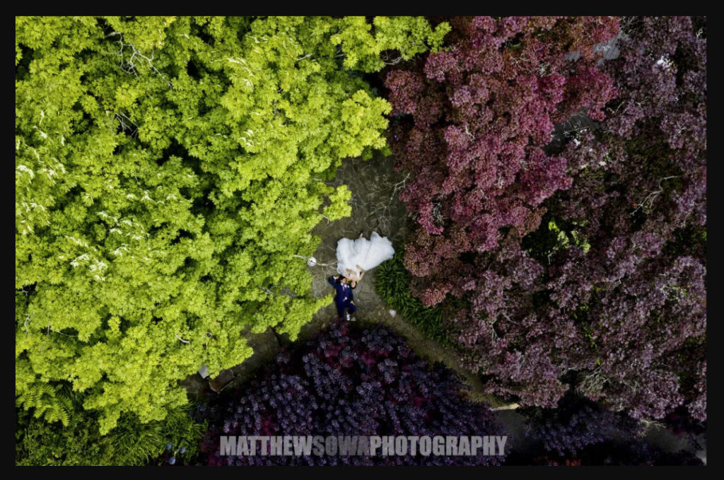 A Drone Wedding Photographer