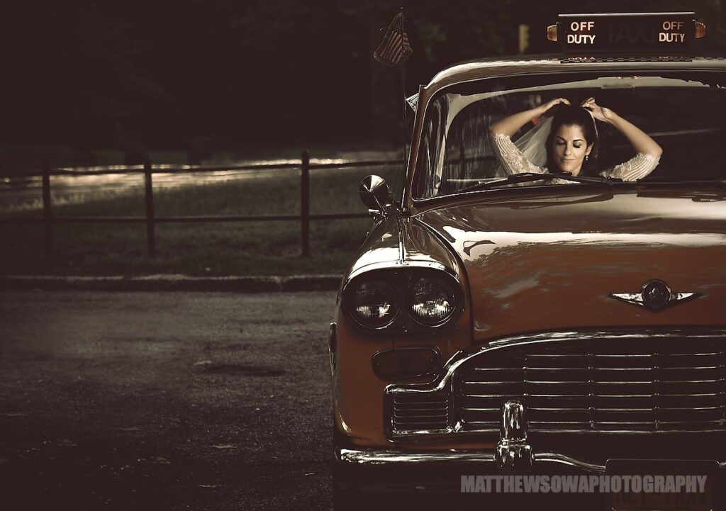 A Vintage NYC Taxi on your Wedding Day